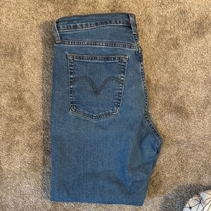 Levi's Classic Straight Blue Jeans Wedgie